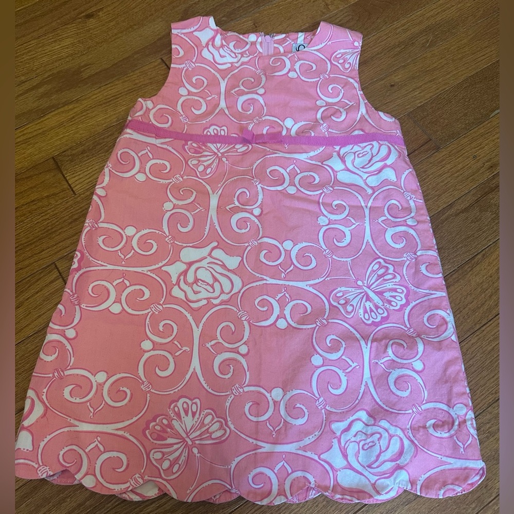 Lily Pulitzer Pink and White shift Dress